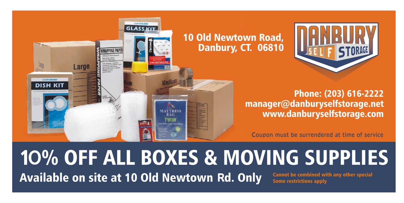 affordable deal moving packing supplies danbury self storage 06810